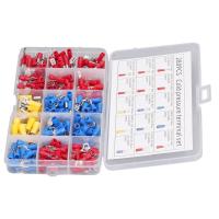 Kit De Conectores De Cable 280pcs Terminales Aisladas Macho Y Hembra Soldadura Fría Spade Butt Conector Kit De Terminales De Crimpado - details 3