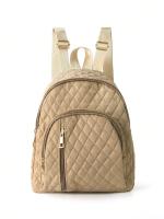 Mochila Clásica De Patrón Cuadrado Estilo Fashion Para Mujer Cierre De Cremallera Material Principal Poliéster Tamaño 28x23x10 - details 12