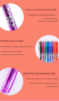Set De 12 Rotuladores Gel Erasables 0.7mm Multicolor Kawaii Para Estudiantes Herramientas Creativas Para Escritura Y Dibujo Suministros De Oficina Y Escuela Material Plástico - details 6