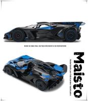 Modelo De Coche De Aleación De Simulación Maisto 1:24 Bugatti Bolide Decoración De Colección Juguete Para Adultos Y Niños - details 3