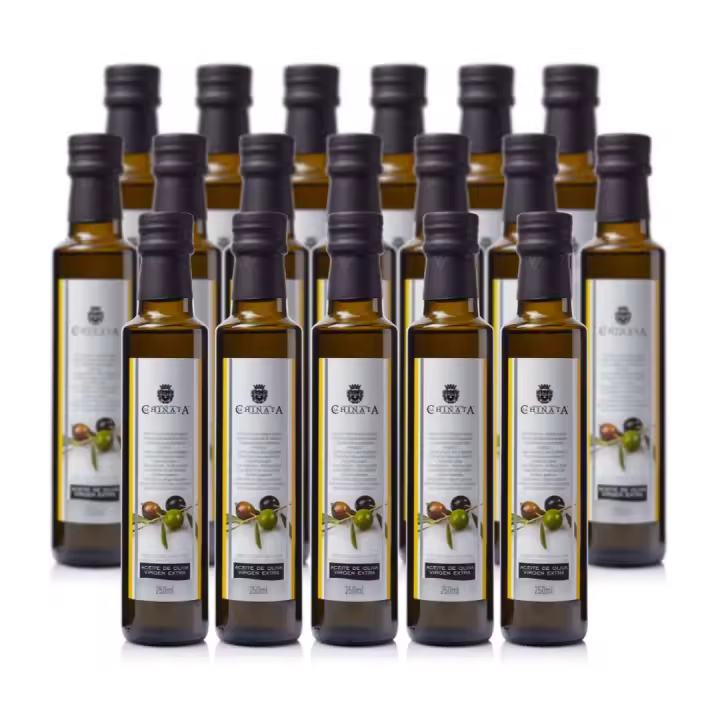 La Chinata Aceite de Oliva Virgen Extra Vidrio 250 ml (Pack de 18) - 1