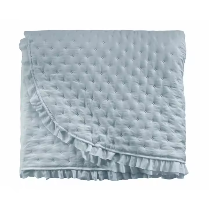 Colcha Pierre Cardin AROA Azul Cama de 135 (3 Piezas) - 1