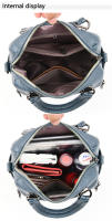 Mochila De Viaje Multifuncional Para Mujer De Cuero De Alta Calidad Bolsa De Hombro Con Capacidad Para Escuela Y Viajes - details 10