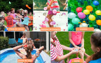 111Pcs Globos de Agua Autosellantes, Bombas de Agua llenado en 60 Segundos Fácil y Rápido, Globos de Agua Autosellado Multicolor para Rellenos de Agua, Ideal para Fiesta, Jardin, Playa y Piscina - details 4