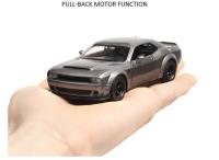 Modelo De Coche De Colección Diecast 1:36 Dodge Challenger SRT Demon Juguete Para Niños Con Retroceso Metal Sin Batería Regalo Ideal Para Amantes Del Automóvil - details 5