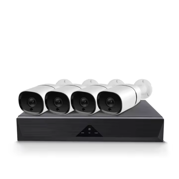 Kit Monitoreo IVG-G4 4MP, H.265+, Visión Nocturna IR-CUT, Audio 2 Vías, Detección Humana/Facial, WiFi, POE, SD - Jortan Tech - 1