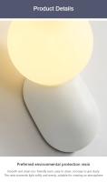 Lámpara De Pared LED Macaron Para Dormitorio Sala De Estar Habitación Infantil Baño Iluminación De Espejo Decorativa Fuente De Luz Moderna Incluye Bombillas Instalación Auto-Contenida - details 2
