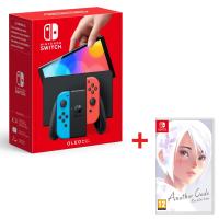 Nintendo Consola Nintendo Switch OLED Neon, Mandos Rojo / Azul Neon + Juego Another Code Recollection - (Versión ES) - details 0