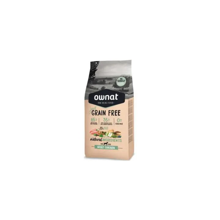 Ownat Just Grain Free Pollo 14KG Pienso para perros - 1