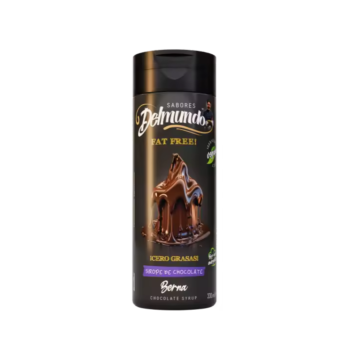 Sirope de Chocolate | Sin grasas ni azúcares | Sabores del Mundo | 350gr - 1