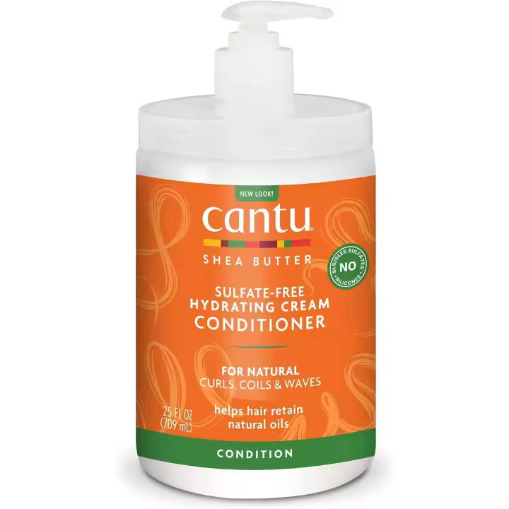 Cantu acondicionador de crema hidratante sin sulfato, tamaño de salón, 709 g - 1
