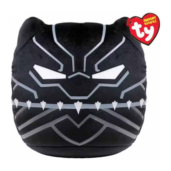 PELUCHE TY SQUISHY BLACK PANTER 25 CM - 1