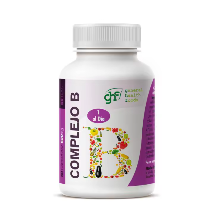 Ghf Vitaminas B Complex 600Mg 60Cáps - 1