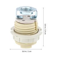 Piezas de portalámparas de cerámica con casete E12 G9, adaptador de enchufe para bombilla de repuesto - details 0