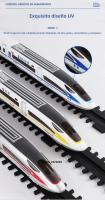 Modelo De Tren De Alta Velocidad FuXing a Escala 1:60 Con Control Remoto Luz Y Sonido Regalo De Adorno Para Jóvenes De 14 Años Y Adelante Metal - details 3