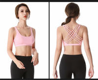 Nueva Sujetador Deportivo Para Mujer Push up Cross Back Shockproof Running Gimnasio Entrenamiento Yoga Top Corto De Fitness - details 9