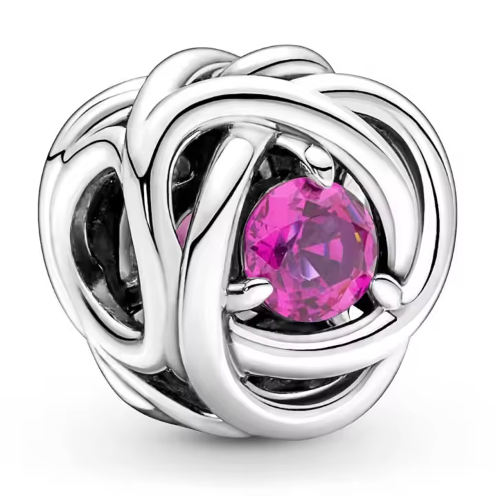 Charm Pandora 790065C05 Círculo eternity rosa - 1