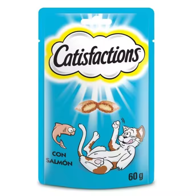 Catisfactions Premios y Snack De Salmón Para Gatos - 1