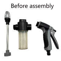 Pistola De Espuma Para Lavado De Coche 100ml Con Botella De Agua Para Jardín Y Limpieza De Ventanas Compatible Con Mangos De Rociador De Jabón Y Detergente - details 6