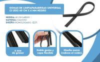 Banner - Gomas de Limpiaparabrisas universal (2 uds) 60 cm x 6 mm negro