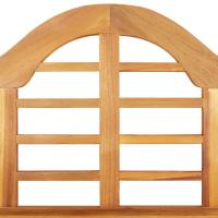 vidaXL Banco de jardín madera maciza de acacia 125 cm - details 5