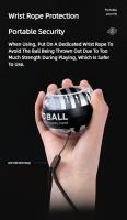 Ejercitador De Muñeca Powerball Equipo De Fitness Muscular Girobola Gyro Wrist Booster Trainer De Mano Ejercicio De Resistencia - details 9