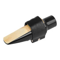Juego De Accesorios Para Saxofón Tenor ND218: Boquilla + Sombrero + Clip + Regleta + Faja Dental ABS Brillante Magnético Negro Para Instrumentos De Viento - details 2