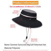Sombrero De Pescador Xinbaoguan 100% Poliéster Para Hombre Y Mujer Con Amplia Sombrilla Protector Solar De Secado Rápido Colorido Para El Verano - details 11