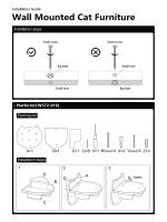 Estante De Madera Para Gato Montado En La Pared Con Escaleras Y Perches En Forma De Rostro De Gato Mobiliario De Mascotas Para Gatos Internos Dormitorio Y Descanso - details 5