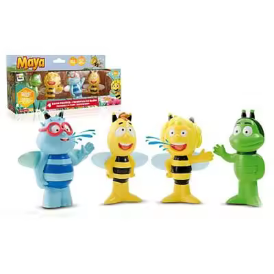 4 Figuras de Baño de la Abeja Maya y sus Amigos - IMC TOYS 200142 - 1