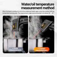 TAUKE TH201 Gun De Temperatura Infrarroja Portátil -50~550℃ Sensor De Láser IR Termómetro Con Pantalla VA Medidor De Termómetro Térmico - details 2