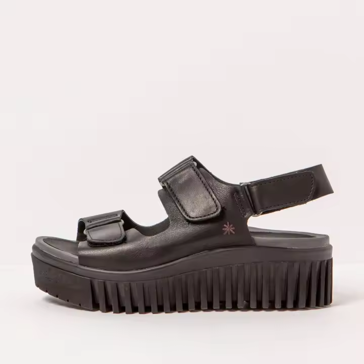 Art Sandalia de cuña 1577 NAPPA BLACK/BRIGHTON para Mujer color Black - 1