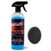 AutoFullCar - Kit Renovador De Plásticos y Gomas FullCarX 750ml. con Esponja Aplicadora - Plastic Recover - Hidrata, Renueva y Abrillanta Los Plásticos y Gomas De Tu Vehículo - Car Detailing - details 0