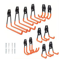 Gancho De Metal Resistente Para Pared Organizador De Garage No Esmerilado Para Bicicleta Almacenamiento Antideslizante Para Jardín Herramientas - details 6