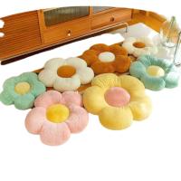 Cojín de flores, almohada en forma de flor, linda almohada de felpa con forma de flor, almohada de flores estética, cojín de margarita, adecuado para el hogar y la oficina (15,7 pulgadas) - details 1