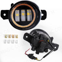 2 X Angel Eye Asamblea De Luz Antiniebla Para Nissan X-Trail Rogue T32 2014 2015 2016 Lente LED Faro Diurno DRL H11 12V - details 3