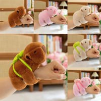 Brazalete De Capybara Divertido Para Niñas Y Mujeres Muñeco De Peluche Kawaii Con Mano Que Da Clap Regalo Para Niños - details 0