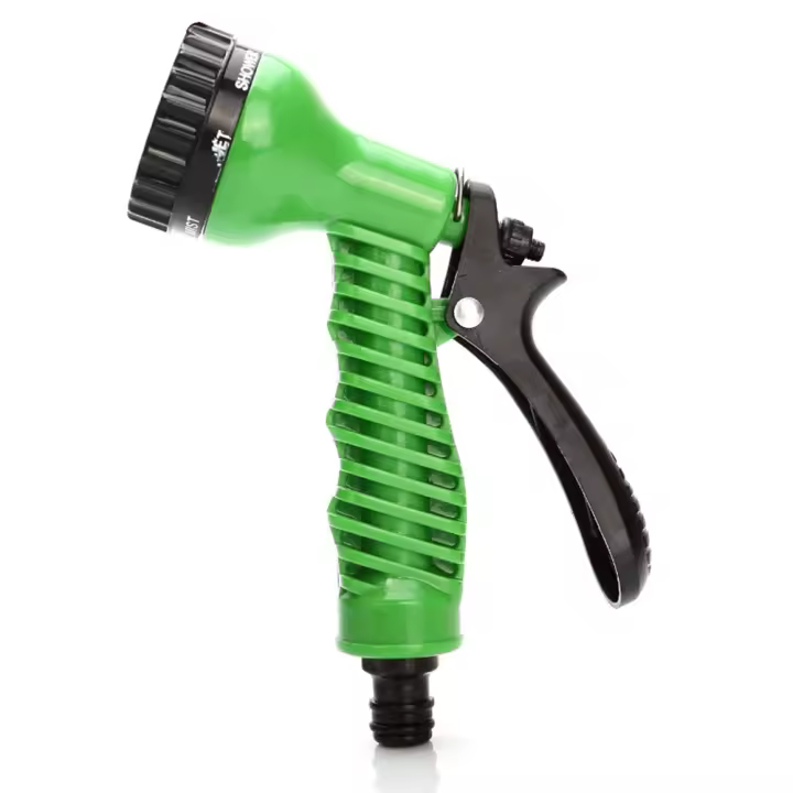 Pistola De Rociador De Agua Para Jardín Con Mangue De Alta Presión Regulable Multifuncional Para Riego De La Hierba - 1