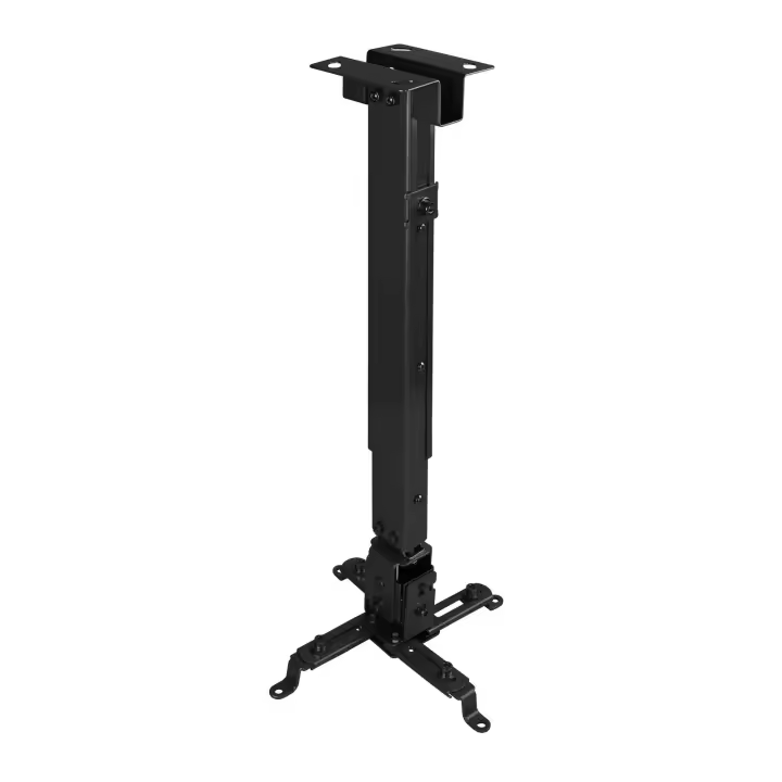 Soporte de Techo para Proyector Inclinable Regulable Altura Máx 20 Kg Negro Tooq - 1