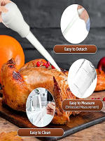 Baster De Pavo Para Cocina Y Barbacoa Con Sirope De Gravy Sabor BBQ Tubo Claro De Alimentos Bomba De Succión Para Aceite Y Sopas - details 1