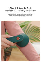 Eliminador De Pelusa Eléctrico Para Ropa Trimmer De Pelotitas De Suéter Limpieza Desmontable Recargable Por USB Eco-amigable - details 2