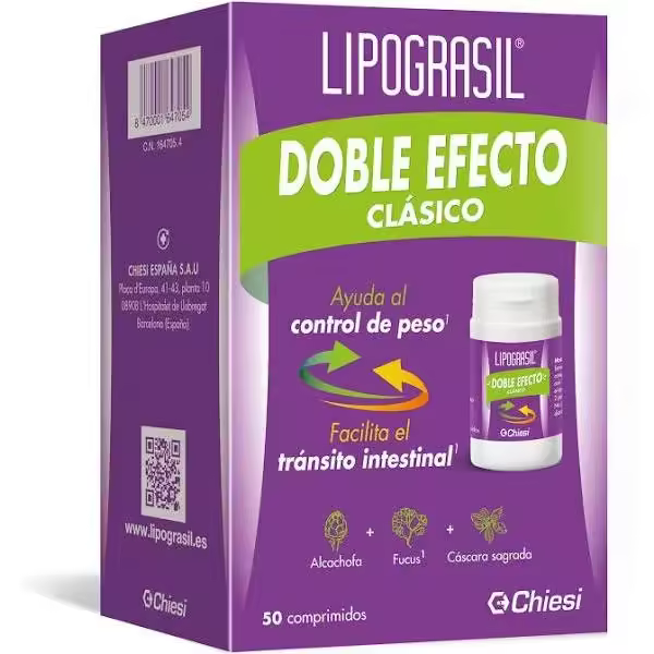 Lipograsil Doble Efecto Clasico (50 Comprimidos) - 1