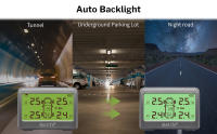 Sistema De Monitoreo De Presión De Neumáticos Para Coche Deelife TPMS Solar Control De Presión De Neumáticos Con Sensor Reemplazable Función De Medición De Temperatura Y Humedad En El Coche - details 9