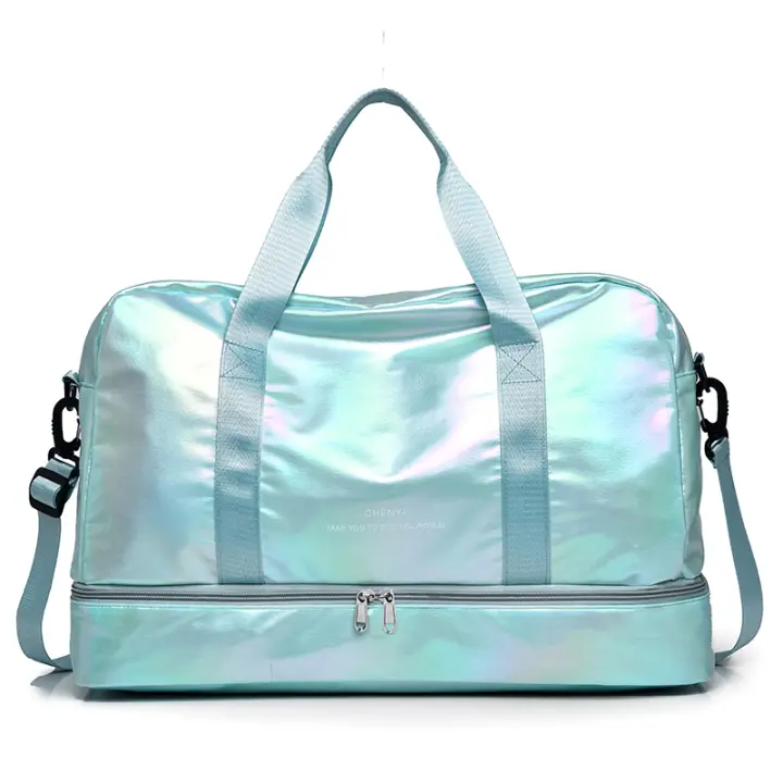 Bolso de Viaje para Mujer AOTTLA Bolso de Mano de Gran Capacidad Bolso de Hombro Casual Bolso de Deporte de Separación Seco y Húmedo Material de Lining ZMN062 Hecho en Nylon - 1
