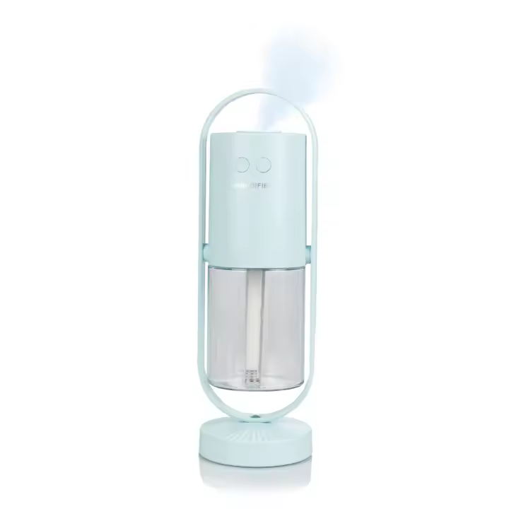 Humidificador multición de 200 ml con Luces LED multicolor Función esterilización, compatible con el hidroalcohol 7x7x21cm - 1