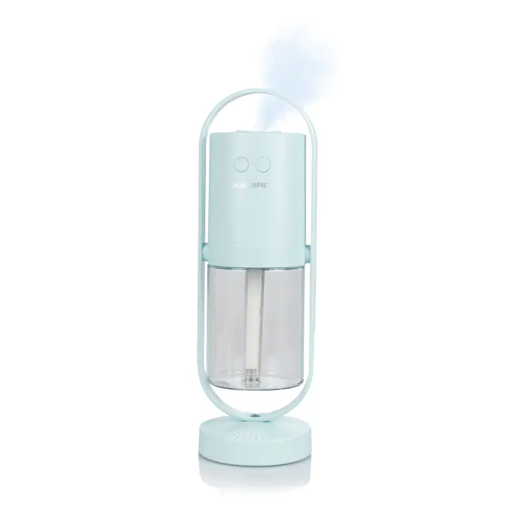 Humidificador multición de 200 ml con Luces LED multicolor Función esterilización, compatible con el hidroalcohol 7x7x21cm - 1