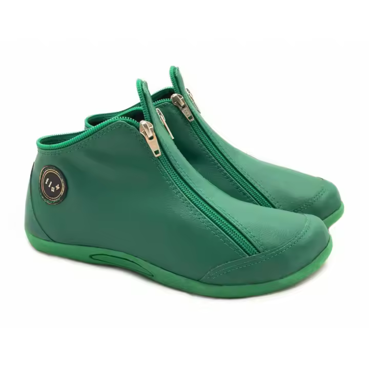 Flux Concept Store | Moka Green | Botita con cremalleras | Vegana Sin Cordones - 1