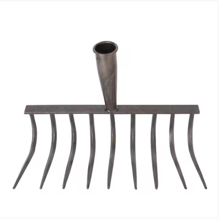 Rake Multifuncional De Acero Mángano Resistente Y Duradero Para Jardín Herramienta Agrícola Con Mango De Madera Outil De Jardinage - 1