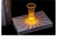 Lámpara De Noche LED Cristal Diamante Transparente En Acrílico Para Dormitorio Lámpara De Lectura De Mesa Iluminación De Ambiente - details 6