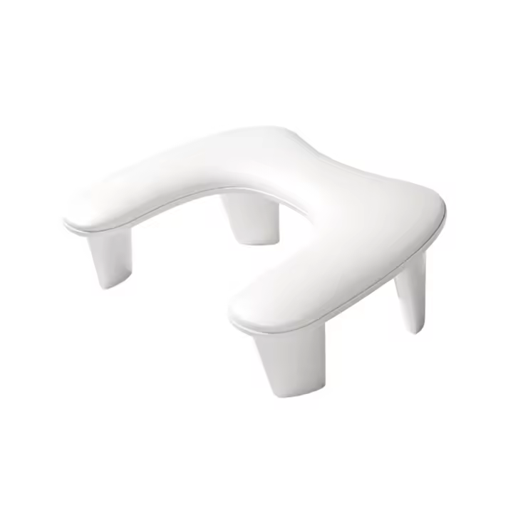 Almohadilla De Mano Para Arte De Uñas Con Diseño De Mariposa PU Móvil Y Desmontable Soporte Inclinado Para Manicura - 1